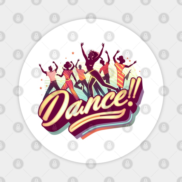 Dancing People Magnet by Hunter_c4 "Click here to uncover more designs"
